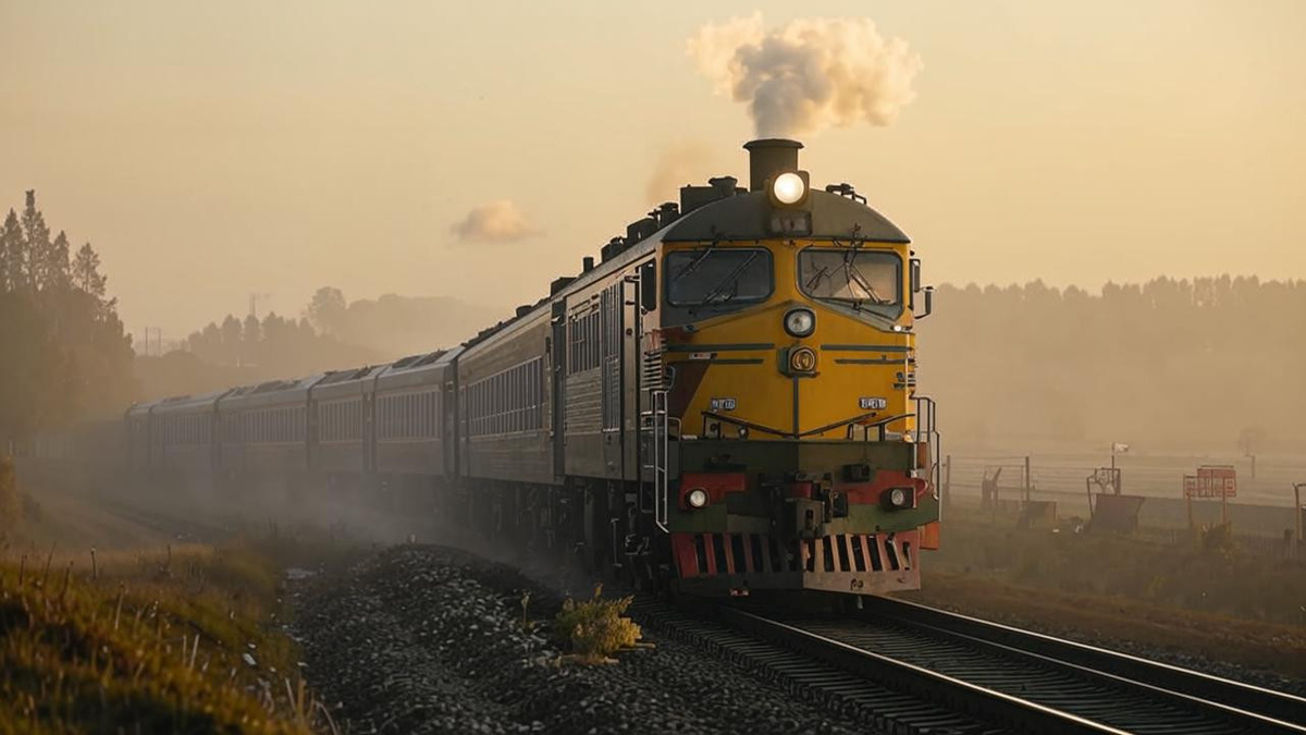    «Пхеньян — Москва» снова на рельсах: самый долгий поезд мира едет через всю Россию