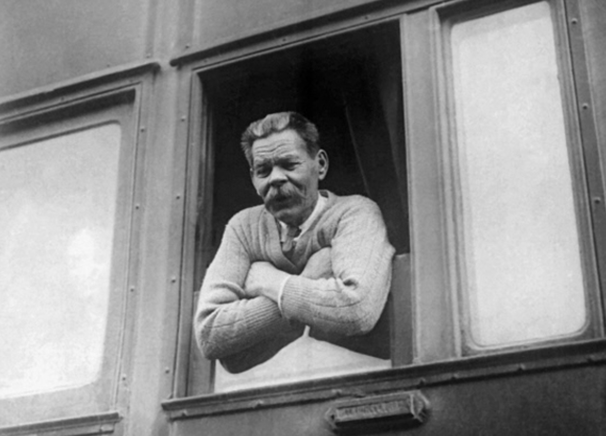 Максим Горький, вернувшийся из Италии в СССР. 31 мая 1928 года. Фото
