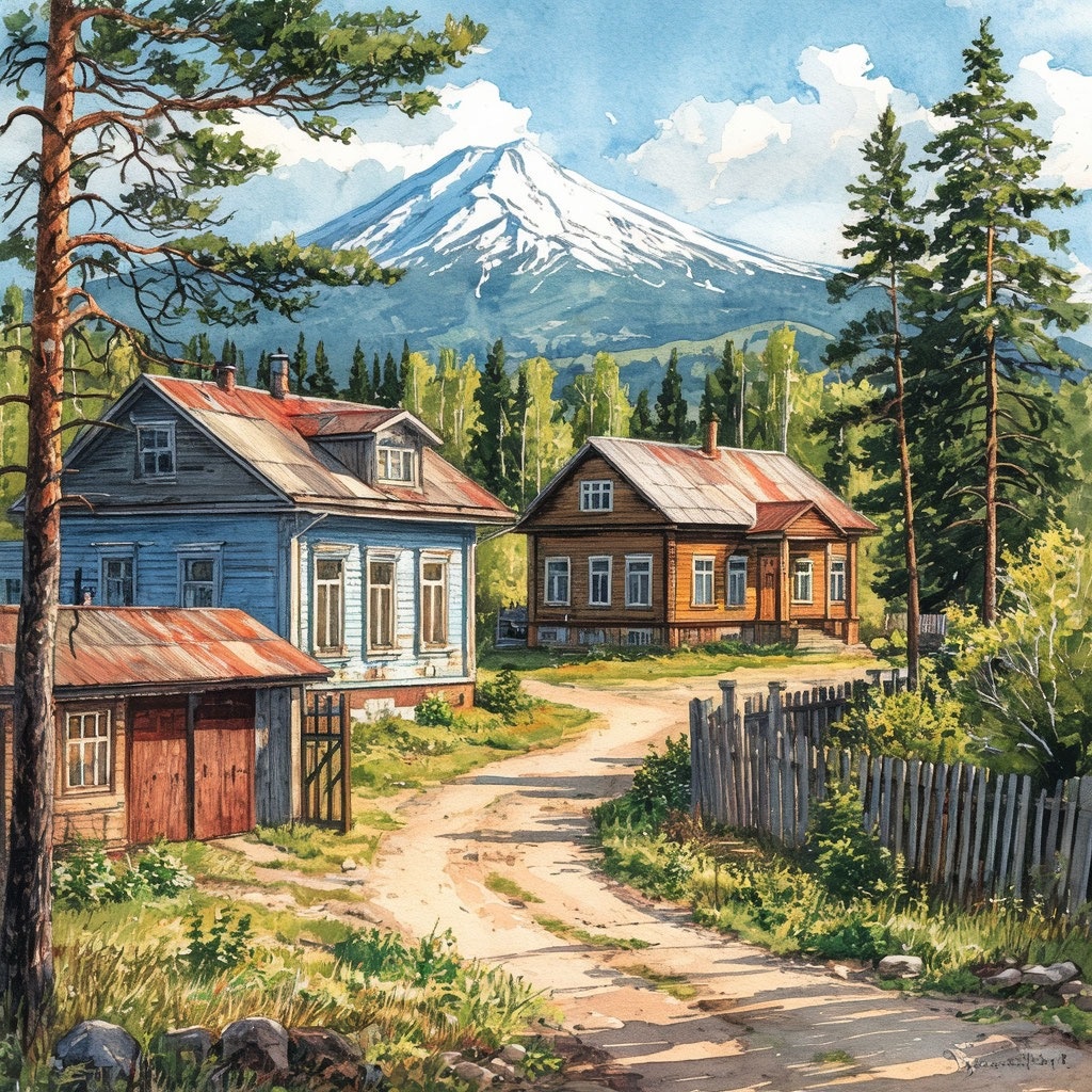 Выдуманный городок на Сахалине