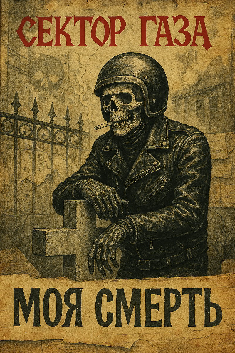 ☠️ Смерть с сигаретой в зубах и на мопеде