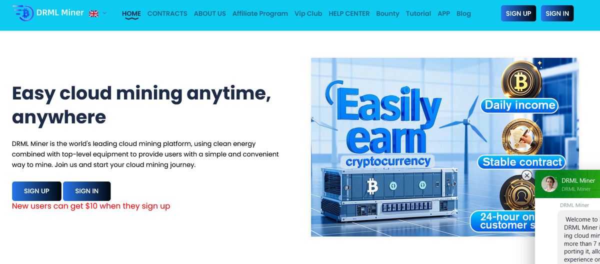 DRML Miner отзывы: майнинг-платформа, которой не стоит доверять