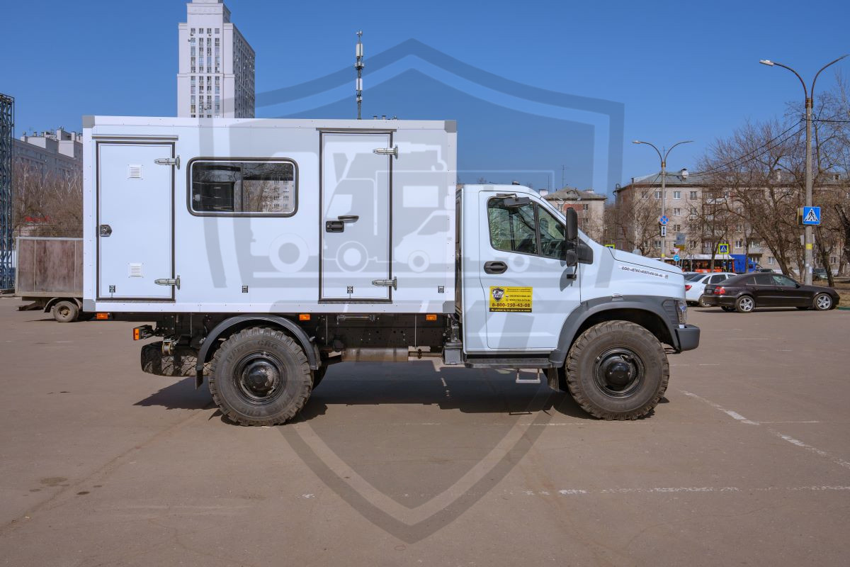 Передвижная мастерская на  базе  С41А23 4х4 с  отсеком  для  газовых баллонов от  ООО "ЕТКС"