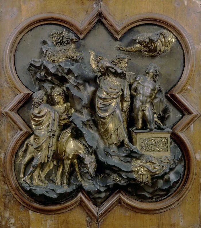 «Жертвоприношение Исаака», Лоренцо Гиберти, 1401 г. (Фото: Alinari/TopFoto)