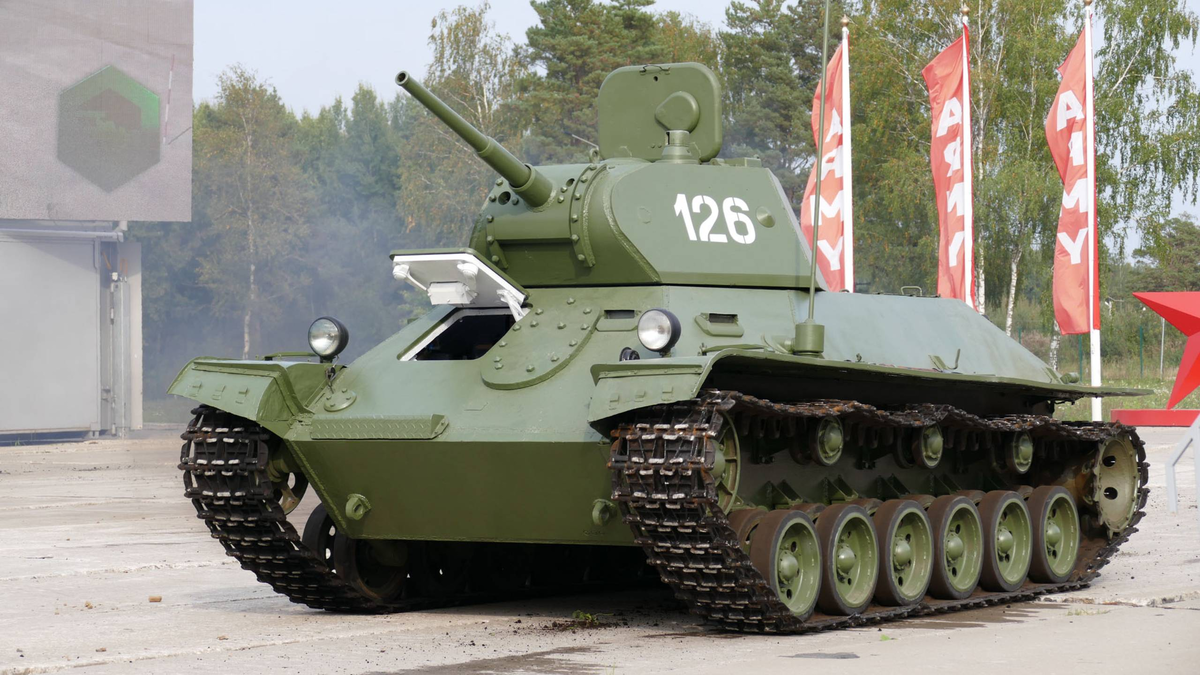 Т-126(СП) собственной персоной. Фотография в свободном доступе.