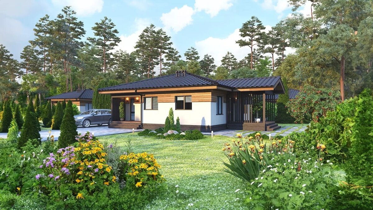 Проект дома «Бунгало-98»