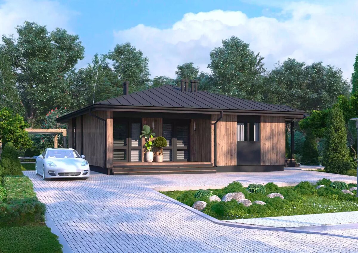 Проект дома «Бунгало-96»