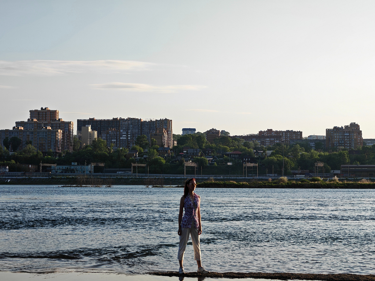 Это я разогнала всех чаек и типа стою такая на полоске мели)) 