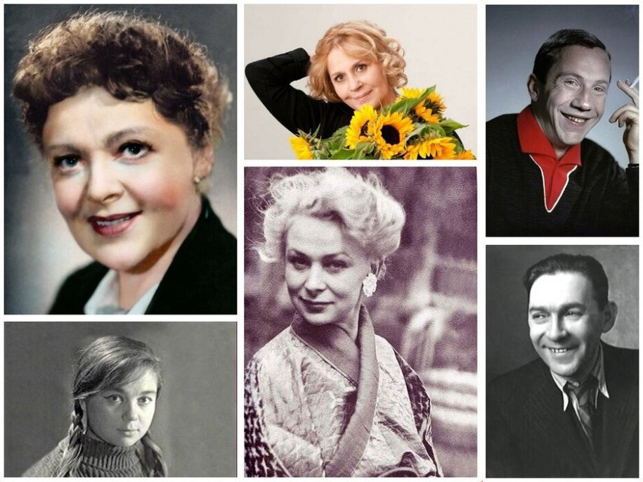 мой фотоколлаж для теста - Чей голос звучал в этих бессмертных сценах?