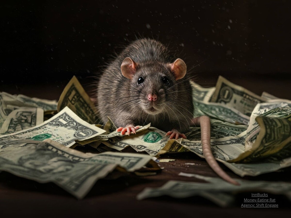 InnBucks, Money-Eating Rat, Agency: Shift Engage
