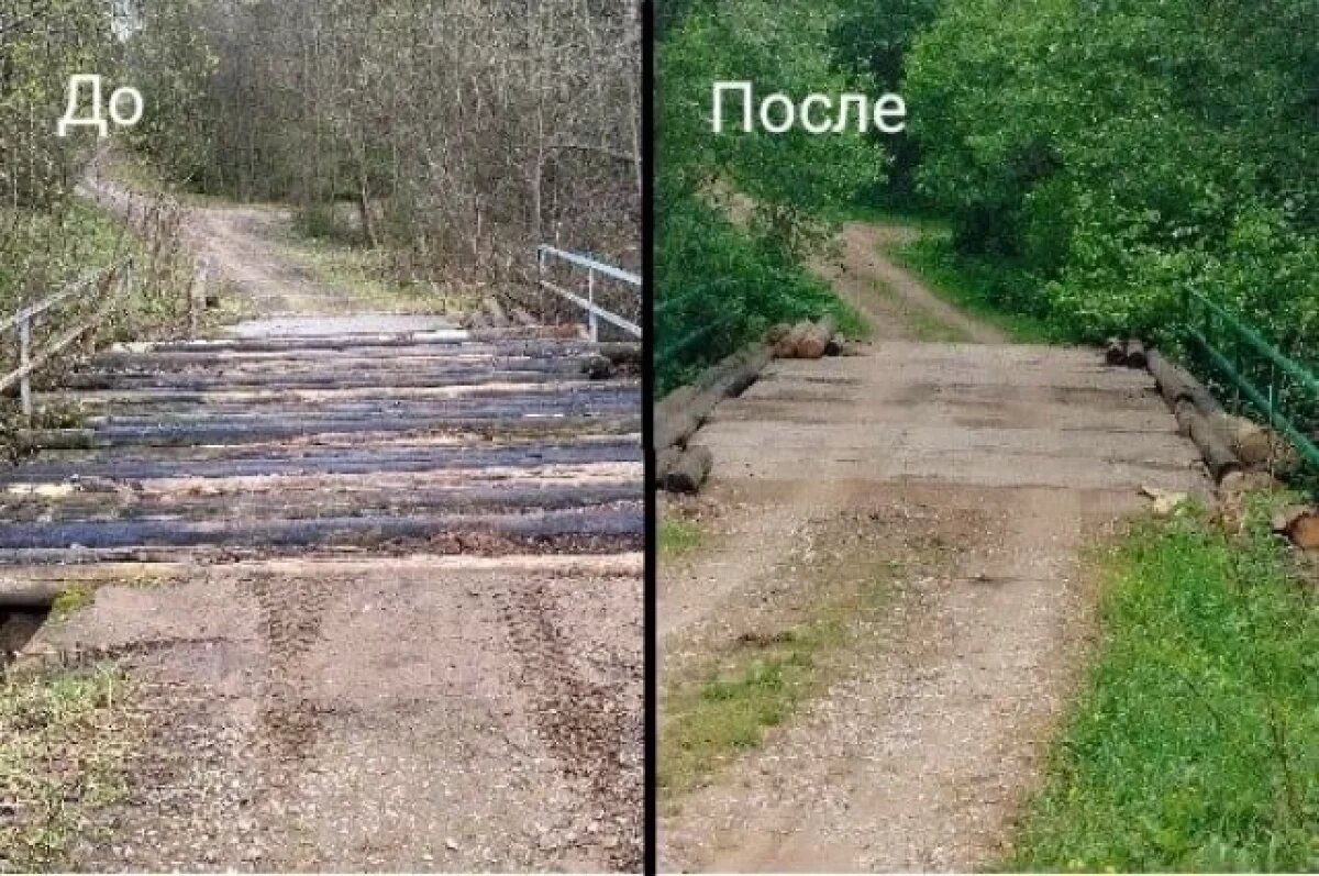    Ремонт моста через Ежовку в Прикамье начался после вмешательства прокурора