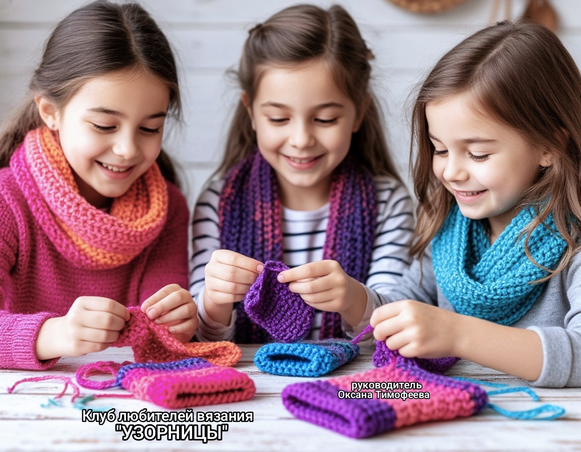 Клуб любителей вязания "УЗОРНИЦЫ". Руководитель Оксана Тимофеева