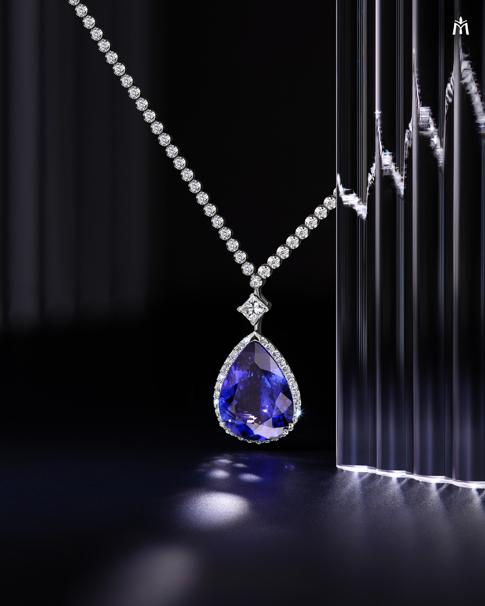 Колье с танзанитом и бриллиантами из коллекции Royal