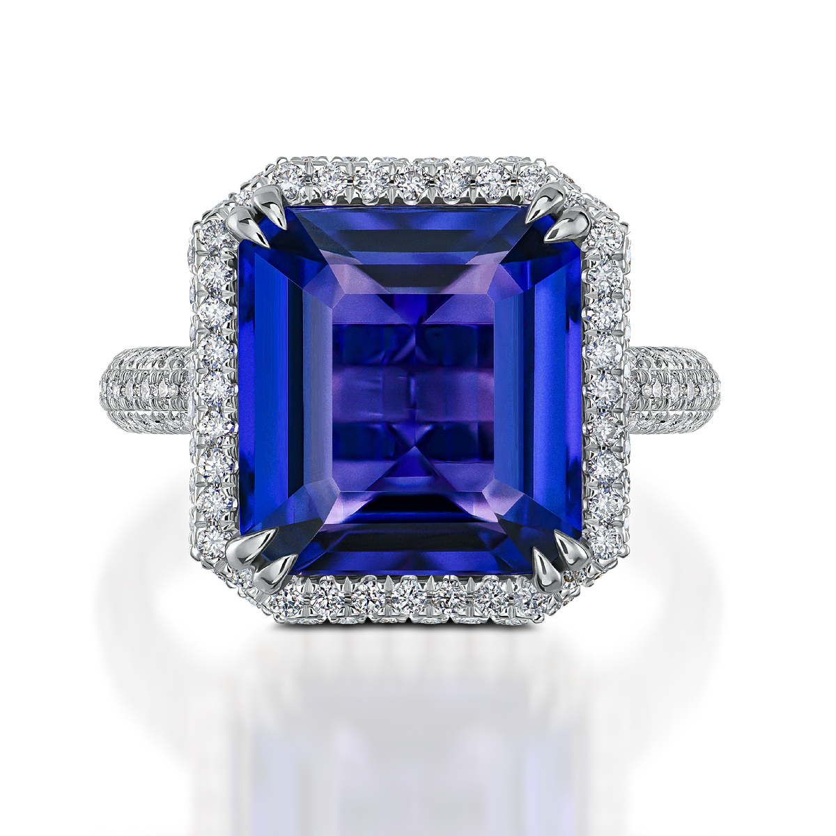 Кольцо с танзанитом и бриллиантами из коллекции Royal