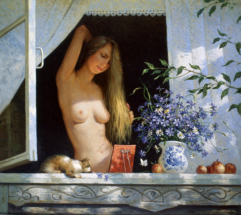 Утреннее солнышко.