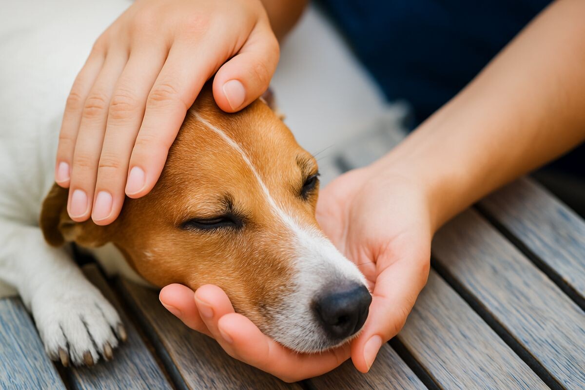 Почему у собаки горячая голова