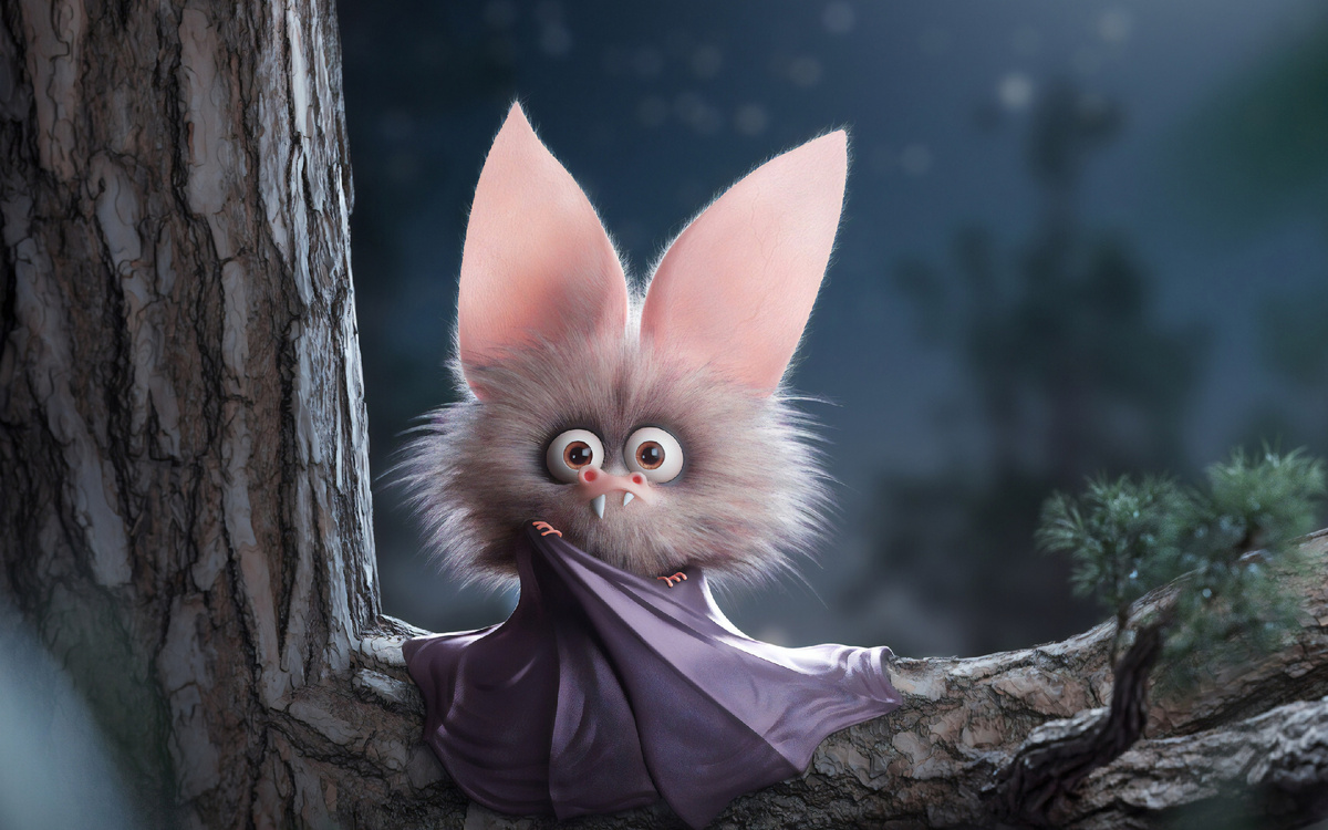 Как видят летучие мыши (Изображение из интернета)