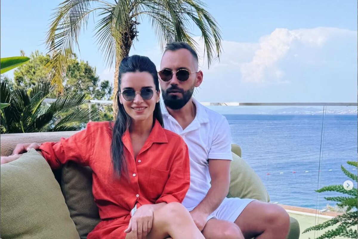    Ксения Бородина с Николаем Сердюковым. соцсети