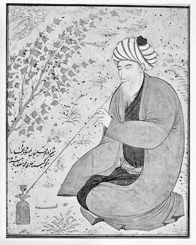 Муин Мусаввир. Имамкули-хан. Миниатюра. Между 1642 и 1643