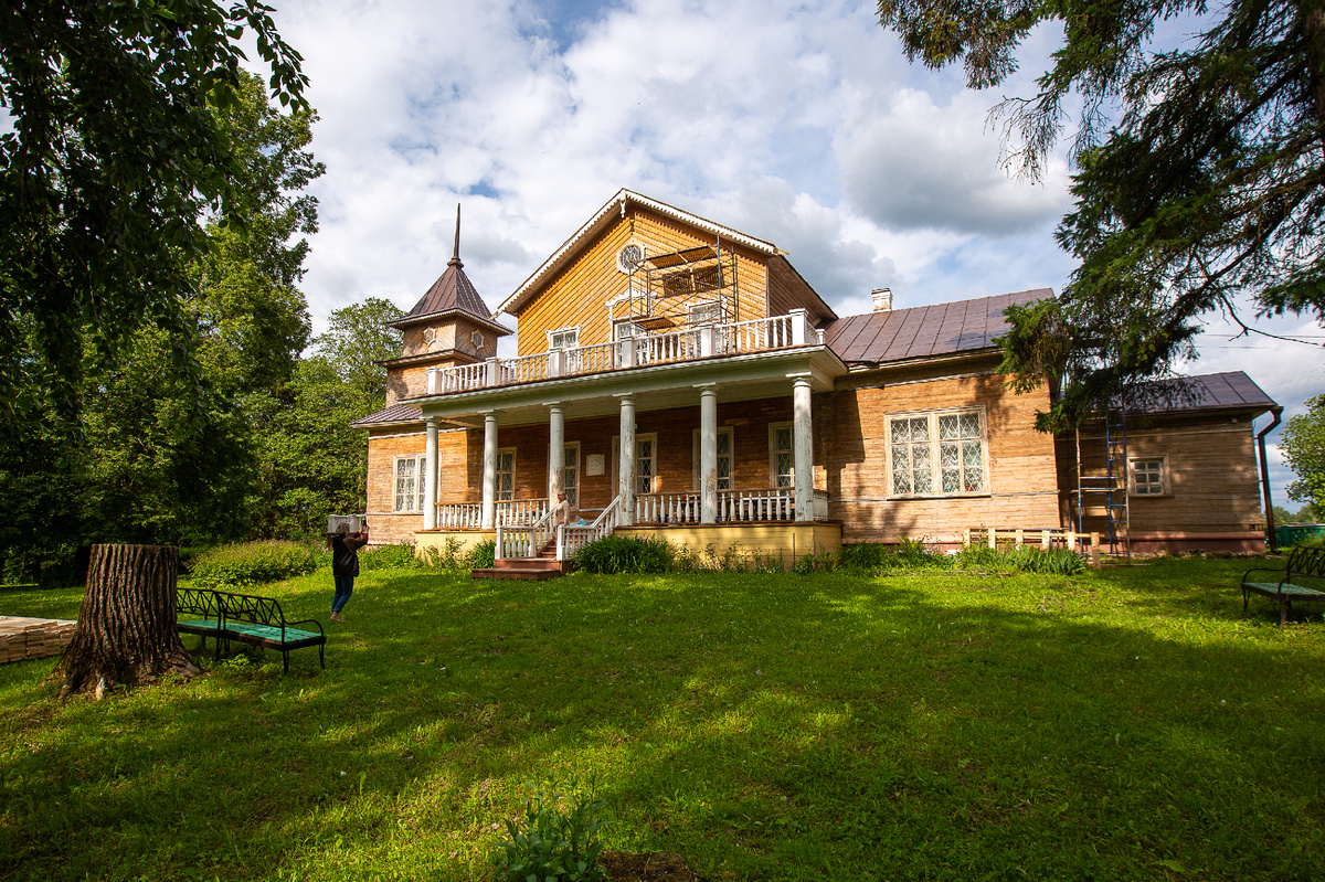Музей-усадьба Батюшковых и А.И. Куприна. Посёлок Даниловское, Устюженский муниципальный округ, Вологодская область. Фото автора статьи 