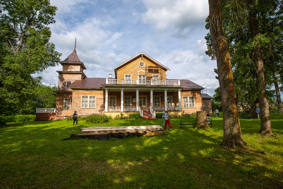Музей-усадьба Батюшковых и А.И. Куприна. Посёлок Даниловское, Устюженский муниципальный округ, Вологодская область. Фото автора статьи 