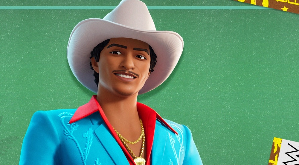     Бруно Марс в Fortnite / Скриншот с сайта Fortnite