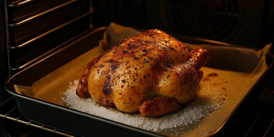 Когда хочется эффектно, но без заморочек — курица на соли