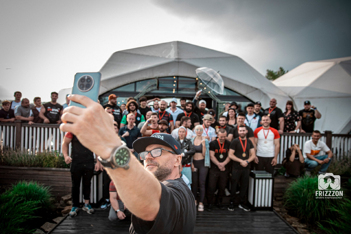 Селфи с участниками Открытой АРМАТУРЫ