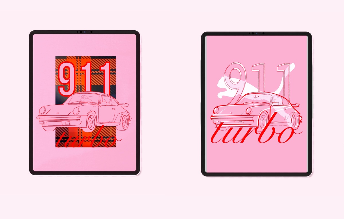 Предварительные эскизы принта