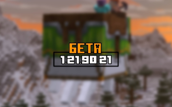 Новая бета Майнкрафт ПЕ 1.21.90.21