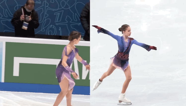 Тройной аксель Камилы Валиевой / четверной тулуп Софьи Акатьевой 