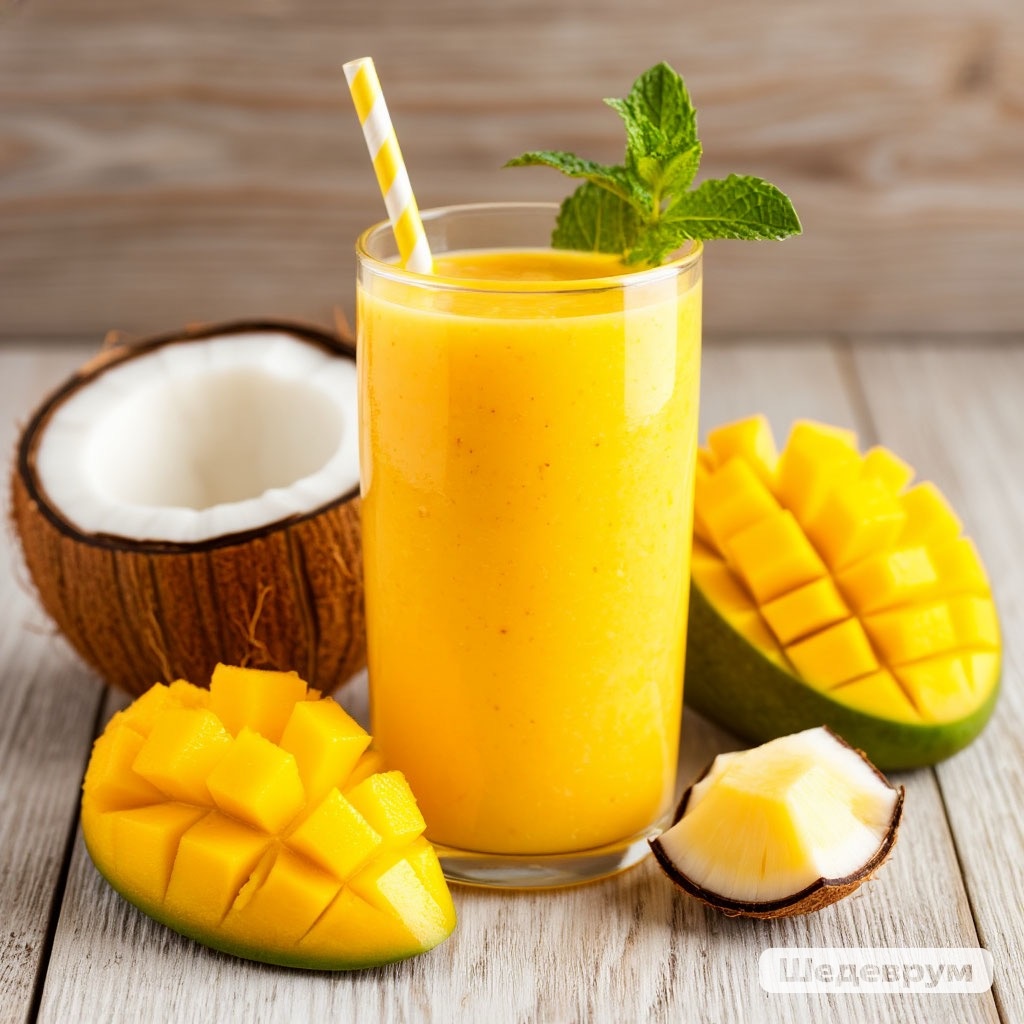 Вариант сервировки коктейля