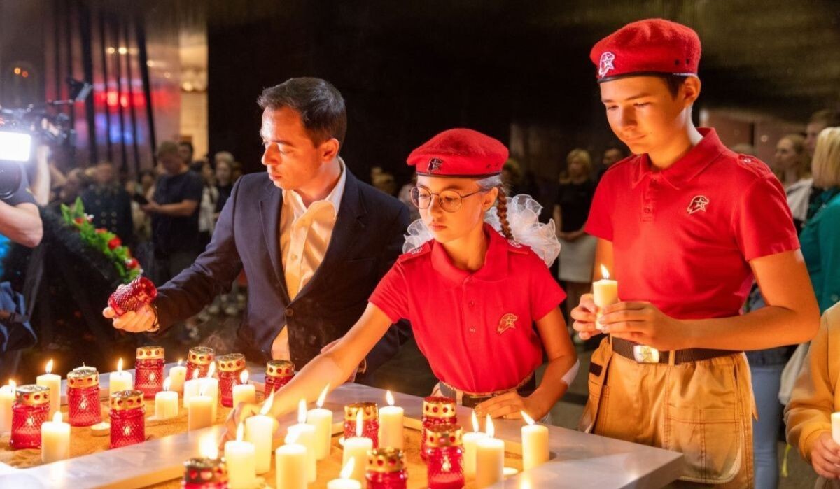     День памяти и скорби в Музее Победы Источник: victorymuseum.ru Автор фото: Пресс-служба Музея Победы