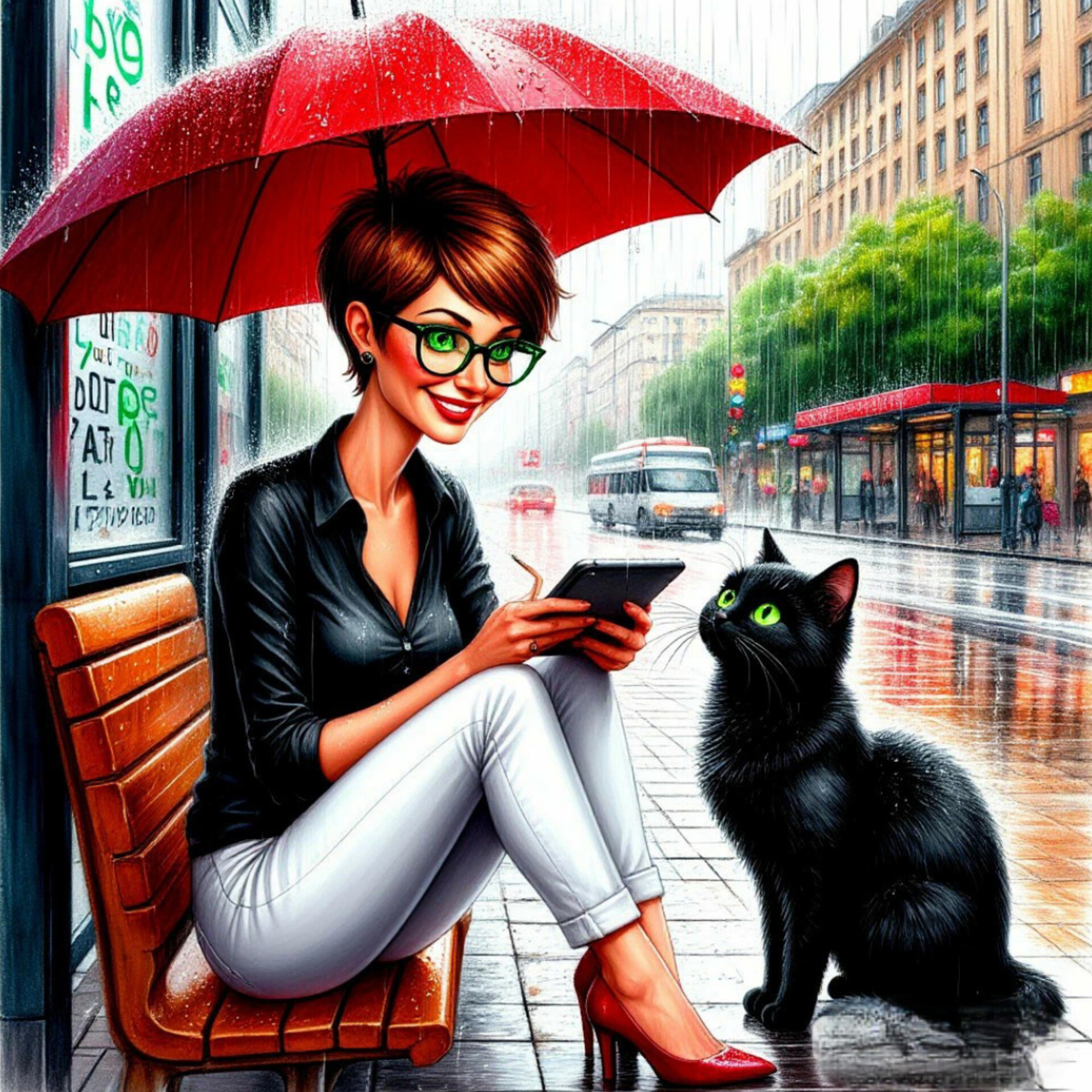 Все иллюстрации созданы автором канала)))