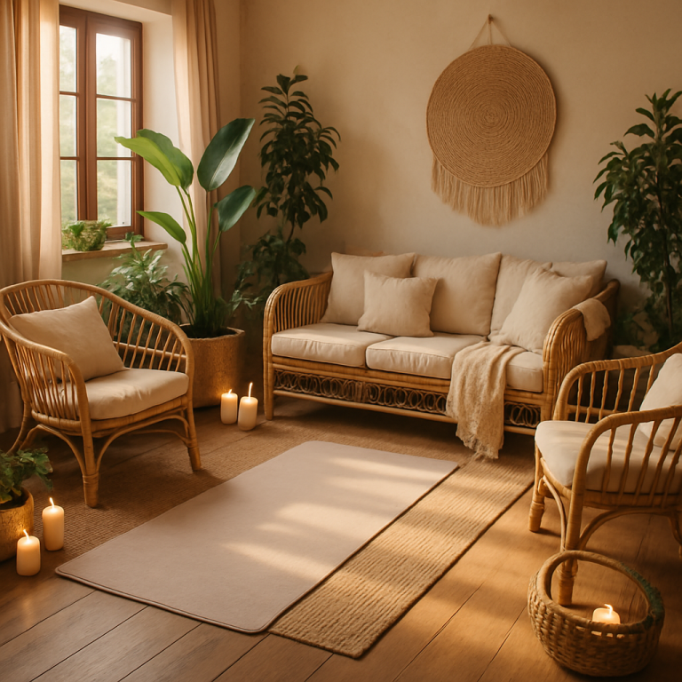    Создайте идеальную зону для йоги и медитации с ротанговой мебелью: 10 потрясающих идей для домашнего уюта и расслабления Loza