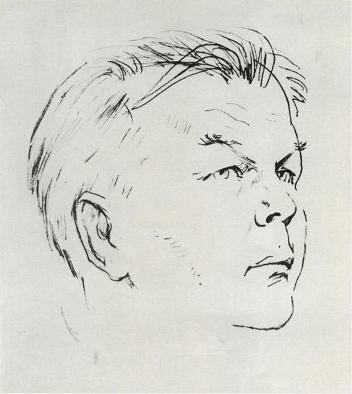 А.Т. Твардовский. Портрет работы О.Г.Верейского, 1966 г. Взято отсюда: https://literatura5.narod.ru/tvardovsky_portrety.html