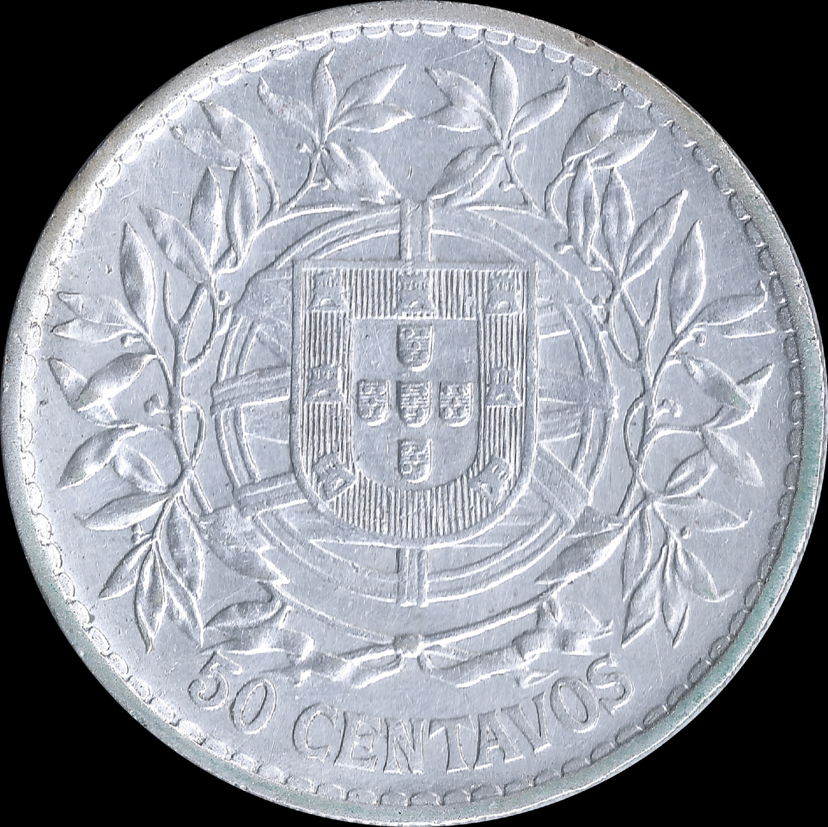 Реверс монеты 50 сентаво 1912 года.