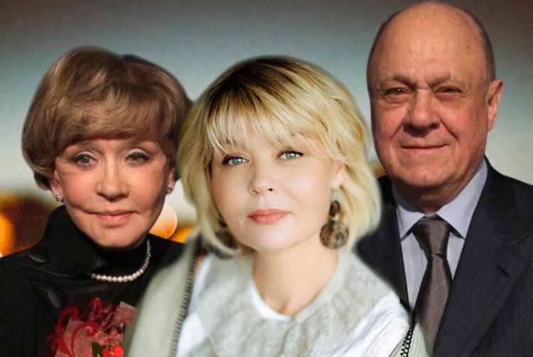 Юлия Меньшова с родителями