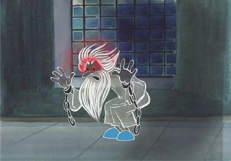    Кадр из м/ф «Кентервильское привидение». Реж. Дзига Вертов.