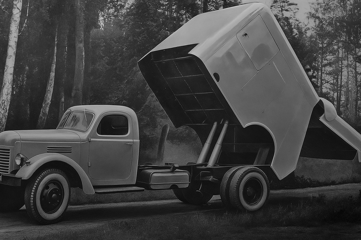 Мусоровоз МС-2. Фотография © Коллекция проекта «Сайт Авиационной Истории»