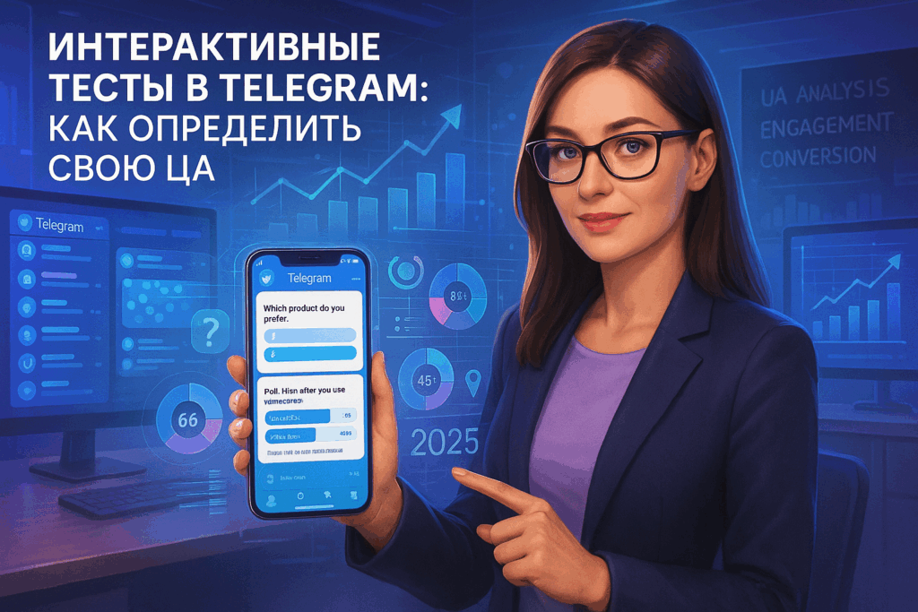    Как определить целевую аудиторию в Telegram через интерактивные тесты: секреты анализа ЦА и рост охватов в 2025 от Юлии Чухиль Юлия Чухиль