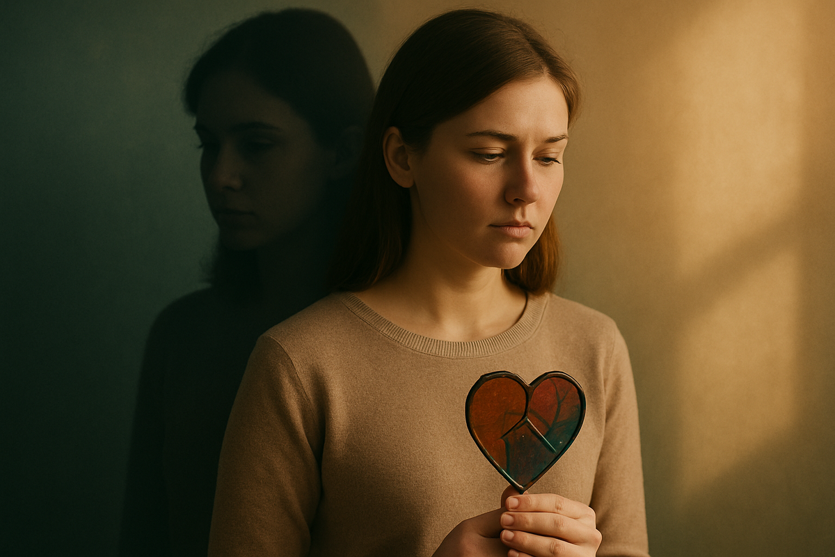 Эмоция: внутренний конфликт, самокритика и принятие.