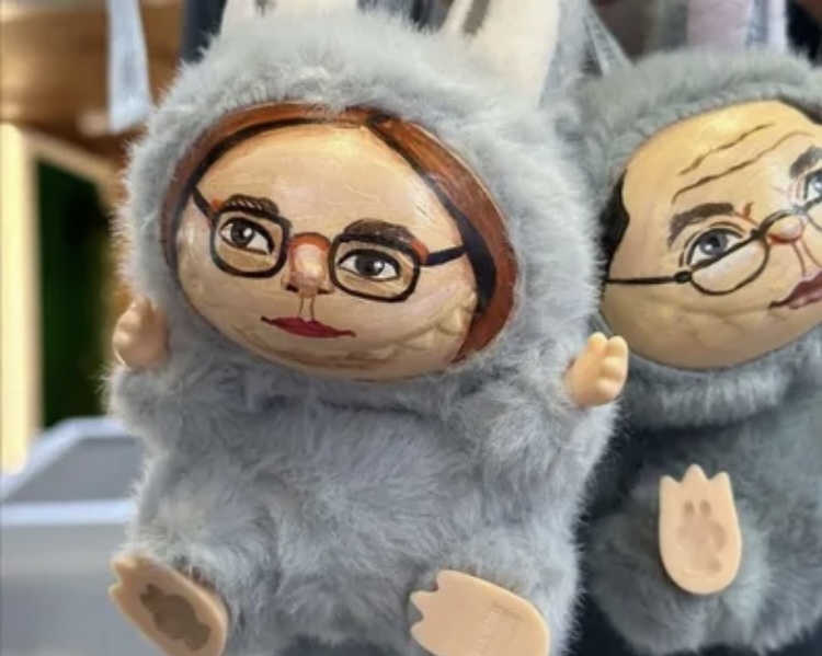 Лабубу с лицами известных людей 