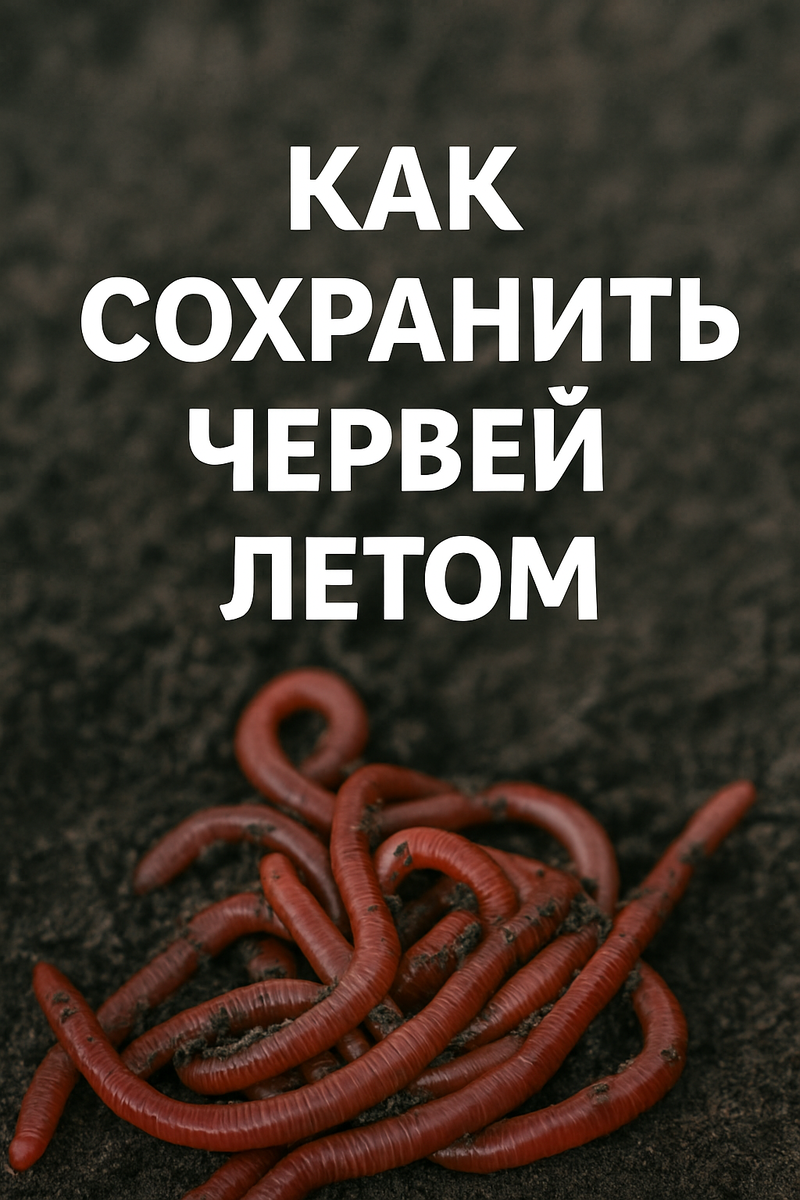 Как сохранить червей летом