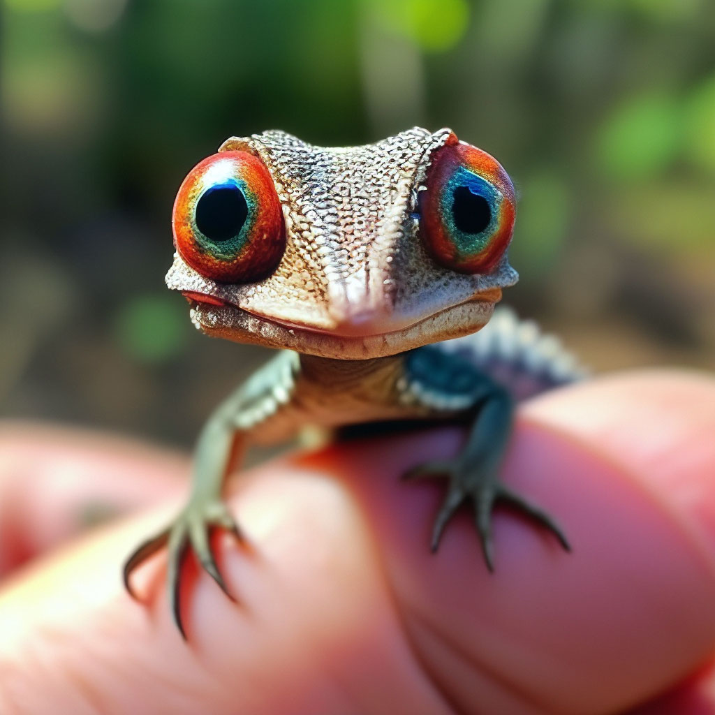 Глаза гекона