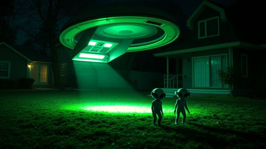 Из объекта вышли двое.