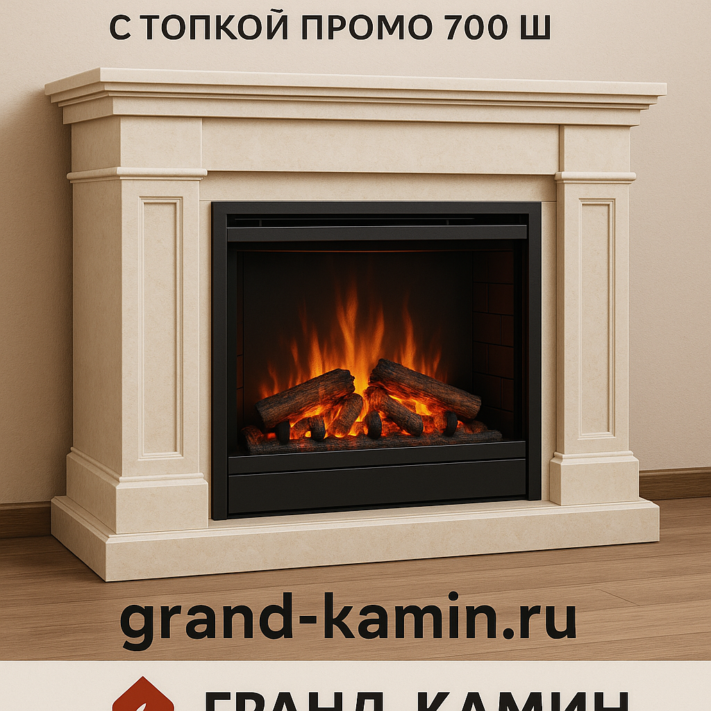   Каминокомплект Тотем 700 с топкой Промо 700 Ш от Мета ваш уютный центр тепла и стиля в доме Kamin