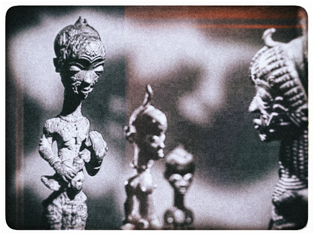 кадр из д/ф "Статуи тоже умирают"