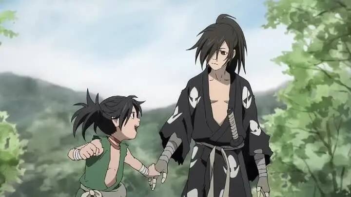 Кадр из аниме «Дороро» 2019