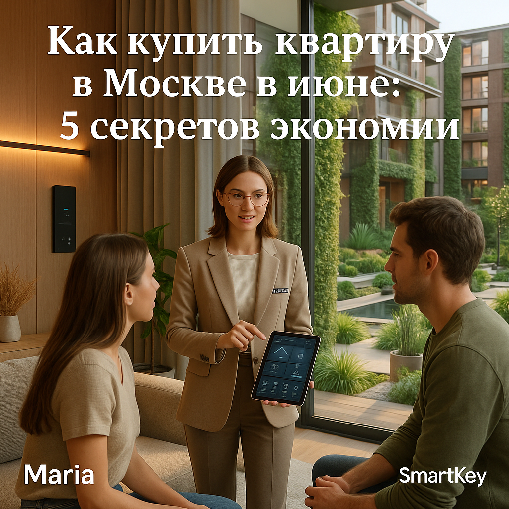    Как купить квартиру в Москве в июне: 5 секретов экономии Мария Ефимова