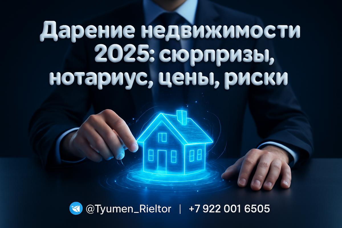    Дарение недвижимости 2025: сюрпризы, нотариус, цены, риски Святослав Шакин